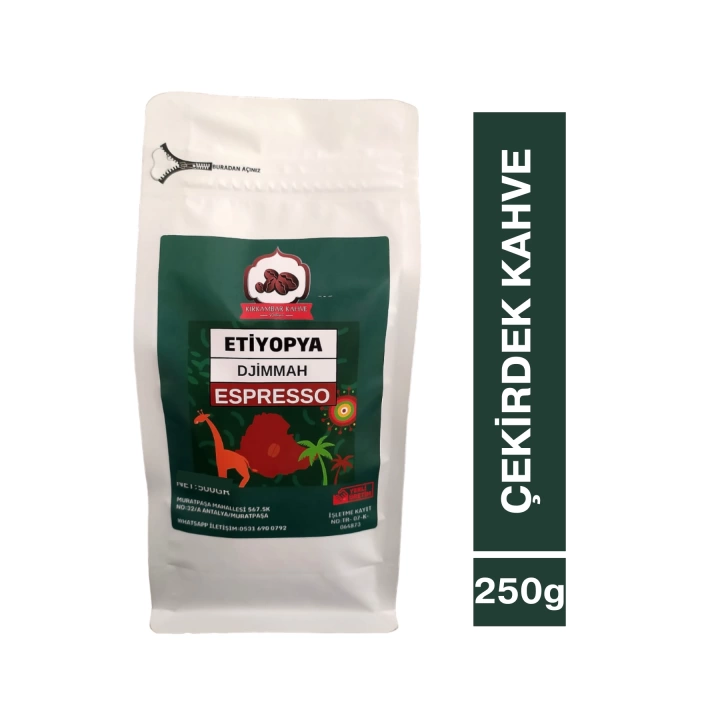 Etiyopya Espresso (Çekirdek Kahve) 250g