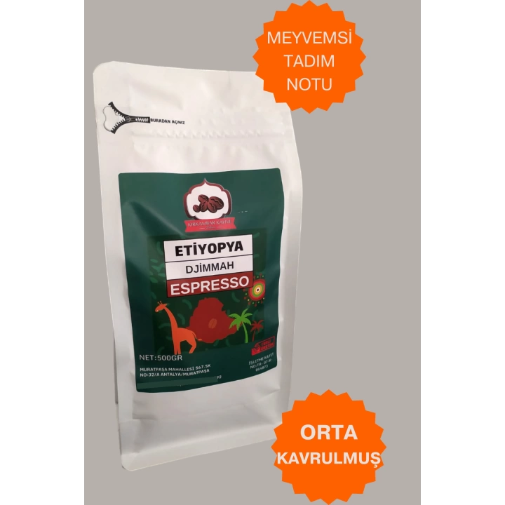 Etiyopya Espresso(Çekirdek Kahve) 500g