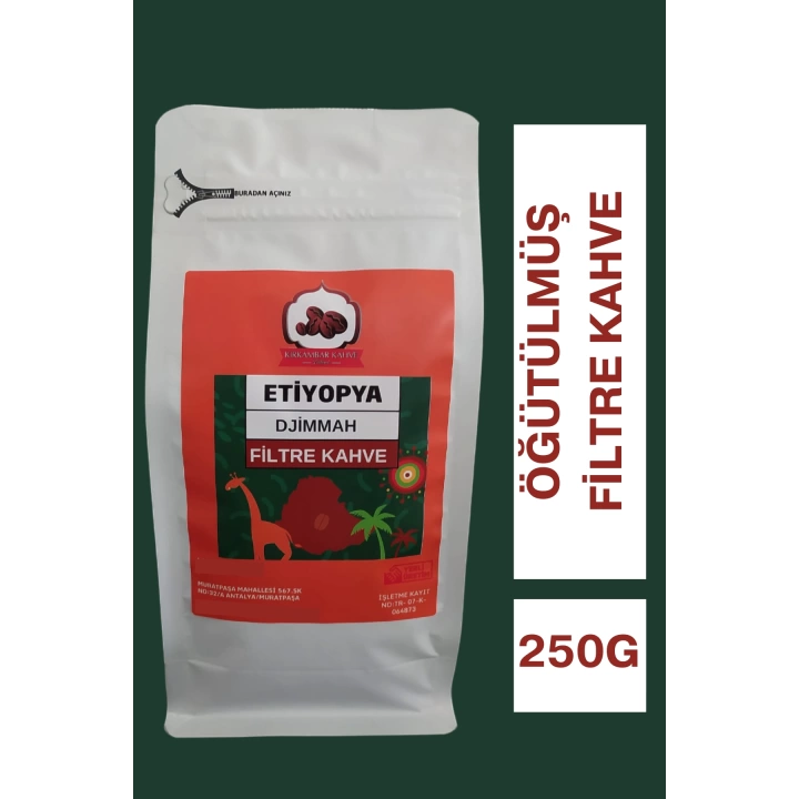 Etiyopya Filtre Kahve (Öğütülmüş Filtre Kahve)250g