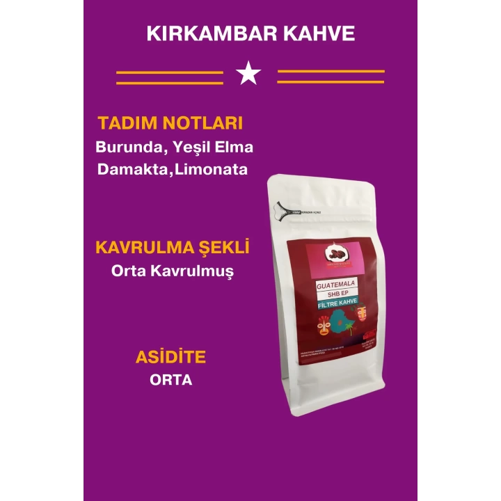 Guatemala Filtre Kahve (Öğütülmüş Filtre Kahve) 250g