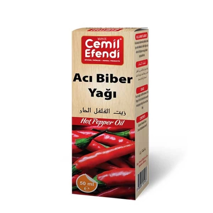 Kırmızı Acı Biber Yağı 50 ml