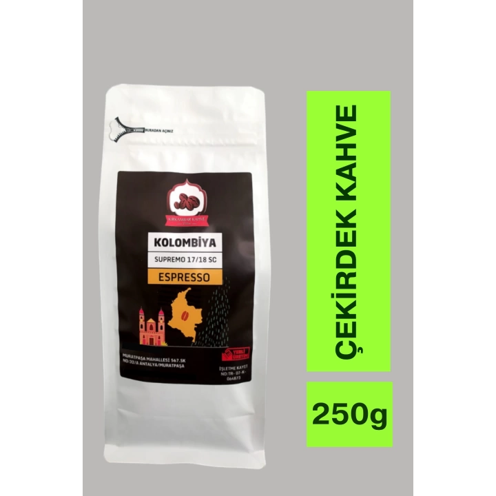 Kolombiya Espresso (Çekirdek Kahve) 250g