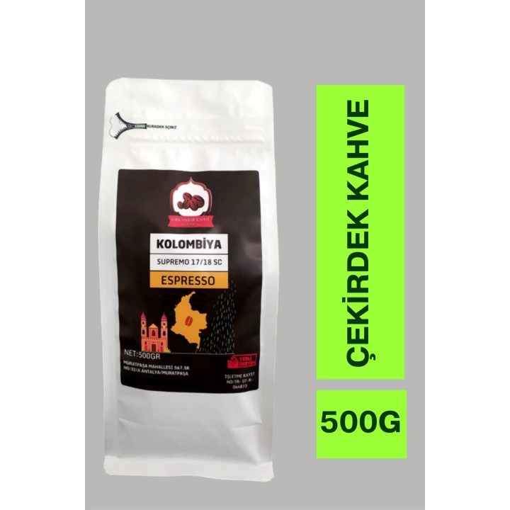 Kolombiya Espresso (Çekirdek Kahve) 500g