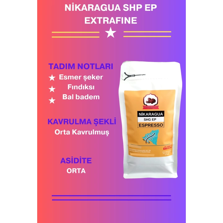 Nikaragua Espresso (Çekirdek Kahve) 250g