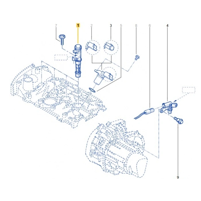 Ateşleme Bobini Renault Clio 2-3 Modus 1.4 16V 1.6 16V 224332597R MAİS