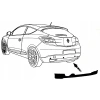 Arka Tampon Alt Spoiler Renault Megane 3 Coupe 7711425234 MAİS