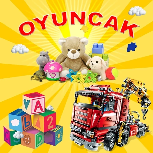 Binlerce eğlenceli oyuncaklar burada..