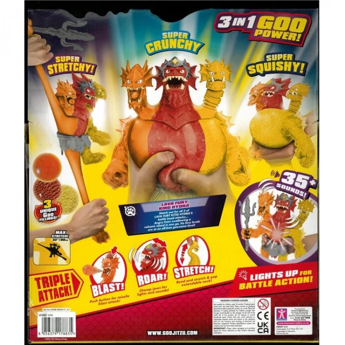 GIO GOOJITZU GJT56000 STRETCH STRIKERS 3N1 KING HYDRA STREÇ ESNEYEBİLEN FİGÜRÜ 4+