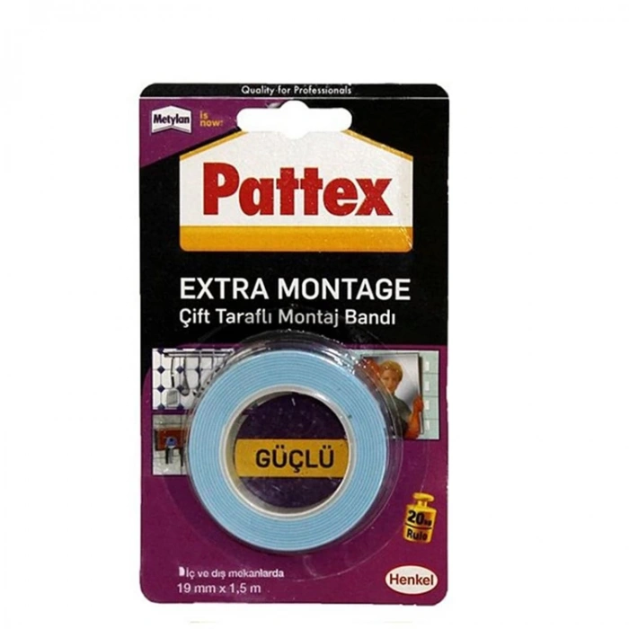 PATTEX ÇİFT TARAFLI EXTRA MONTAGE BANDI (20kg) 1871238