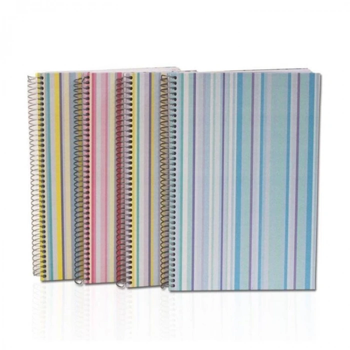 BAYINDIR BAD0682 LİME 20X28 SERT KAPAK SPİRALLİ ÇİZGİLİ DEFTER 120YP