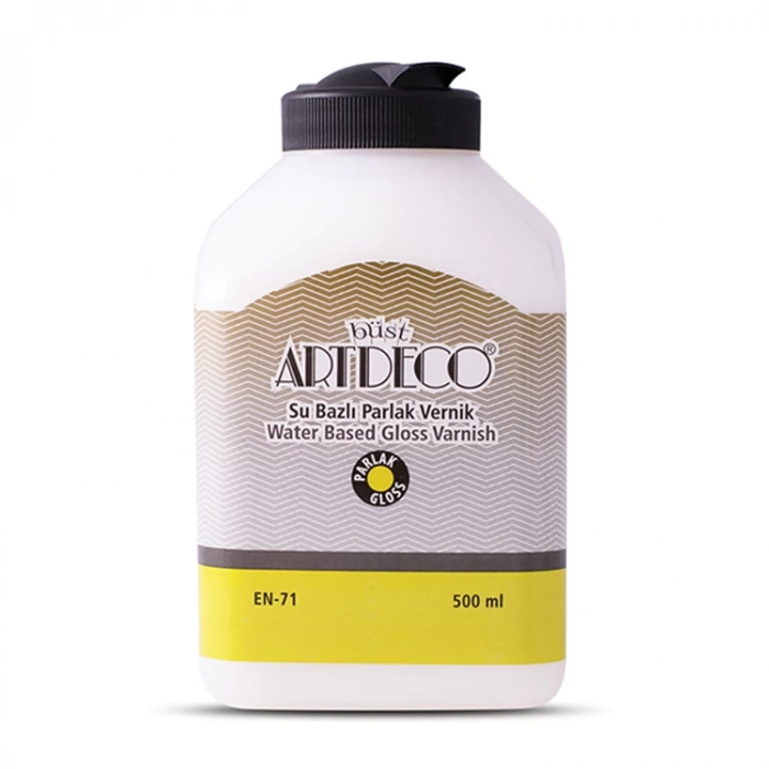 ARTDECO Y-073L-01 SU BAZLI VERNİK PARLAK 500ML