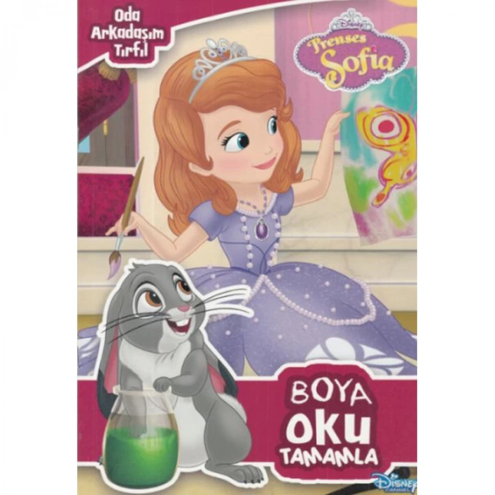 DİSNEY PRENSES SOFIA BOYA OKU TAMAMLA ODA ARKADAŞIM TIRFIL