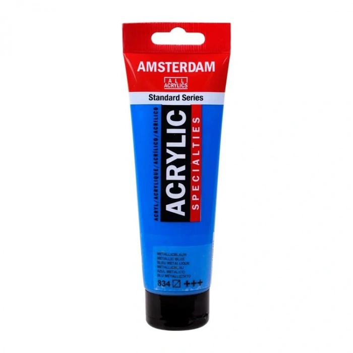 AMSTERDAM  RT17098342 AKRİLİK BOYA 120 ML METALLIC BLUE