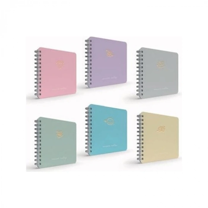 GIPTA MICRO NOTES SPİRALLİ SERT KAPAK 16x16 100YP. ÇİZGİLİ DEFTER