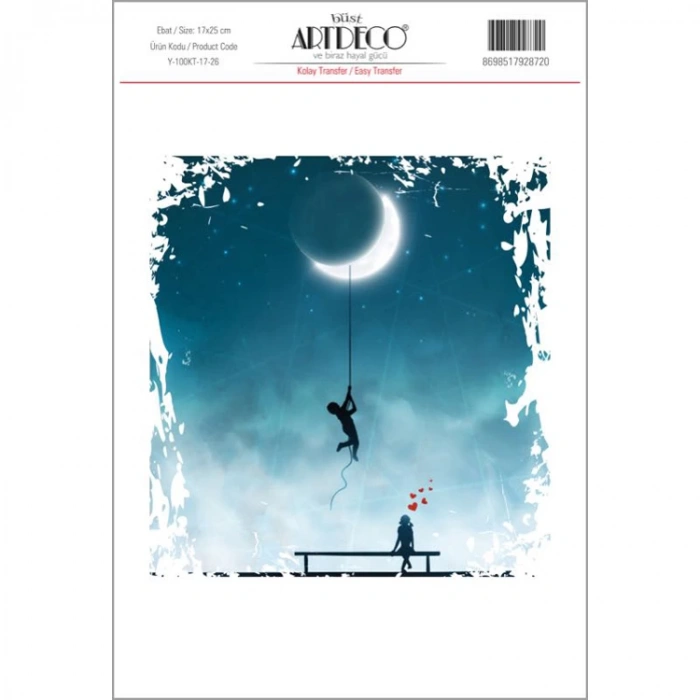 ARTDECO KOLAY TRANSFER 17X25CM DESEN NO:26