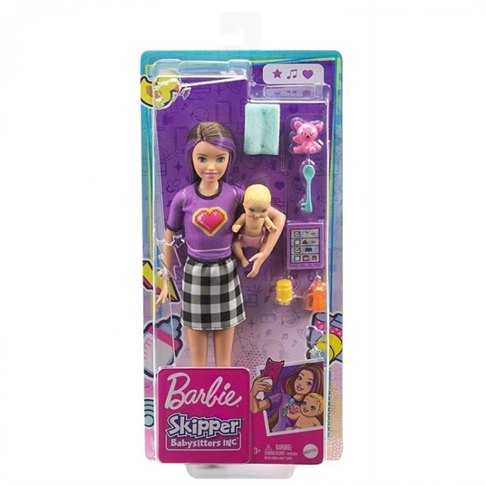 MATTEL GRP10-GRP11  BARBIE BEBEK BAKICISI SKIPPER BEBEK
