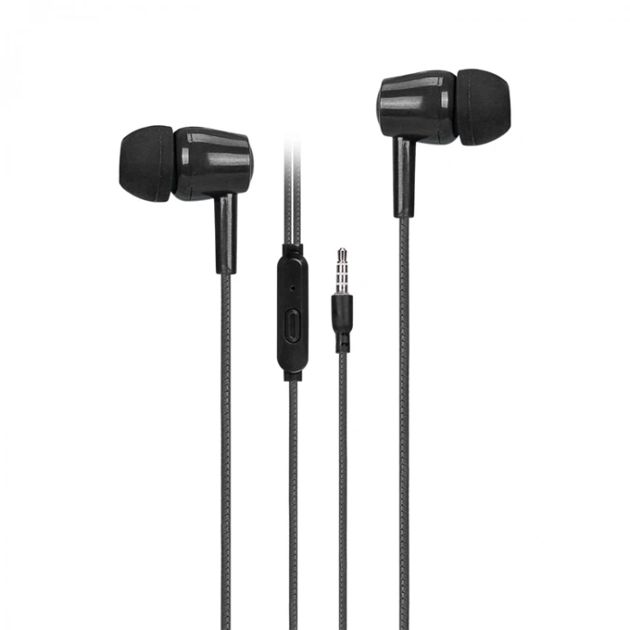 ASONİC AS1 MOBİL TELEFON UYUMLU KULAKİÇİ MİKROFONLU KULAKLIK SİYAH