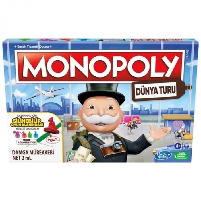 HASBRO F4007 MONOPOLY DÜNYA TURU