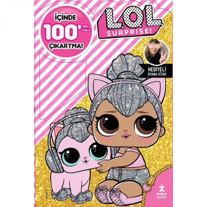LOL SURPRIZE 100 ÇIKARTMA HEDİYELİ BOYAMA KİTABI