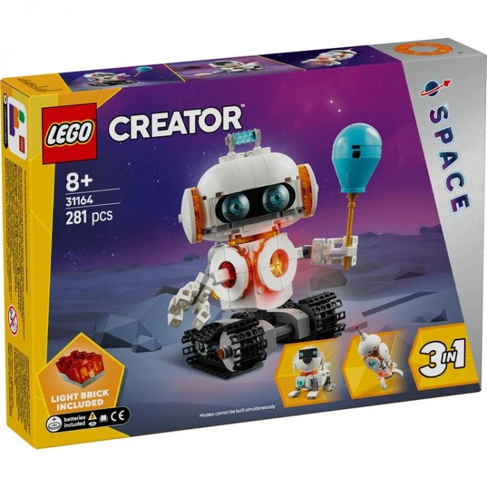 LEGO CREATOR 31164 SPACE CREATOR 3IN1 281 PARÇA 8+