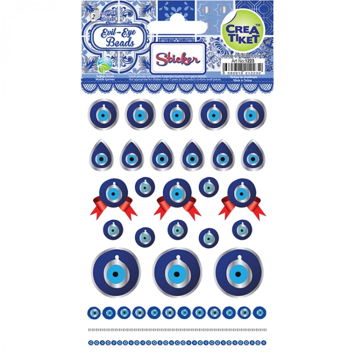 CREA YALDIZLI ÇIKARTMA - NAZAR BONCUĞU 1223