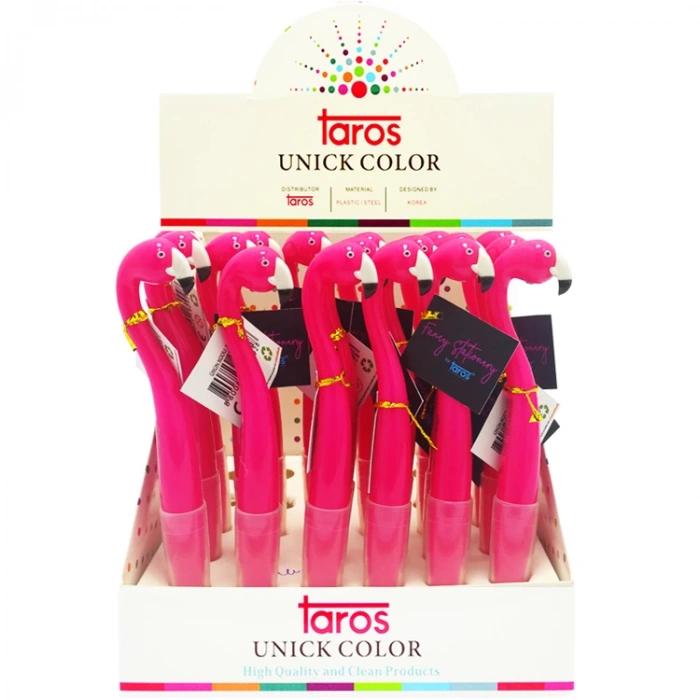 TAROS 3271 UNICK COLOR PEMBE FLAMİNGO TÜKENMEZ KALEM