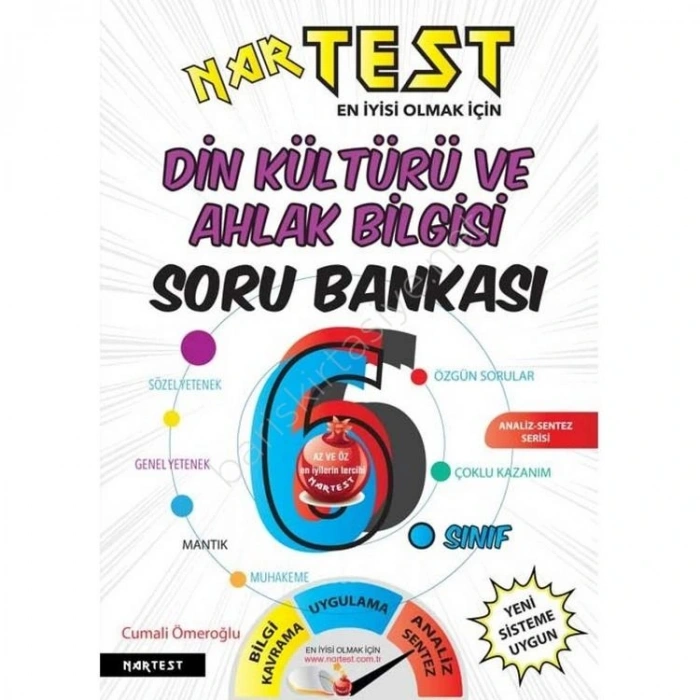 NARTEST 6. SINIF MAVİ DİN KÜLTÜRÜ VE AHLAK BİLGİSİ SORU BANKASI - 2019