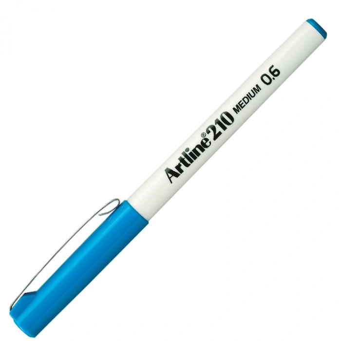 ARTLINE EK-210N KEÇE UÇLU YAZI KALEMİ 0.6mm GÖK MAVİSİ
