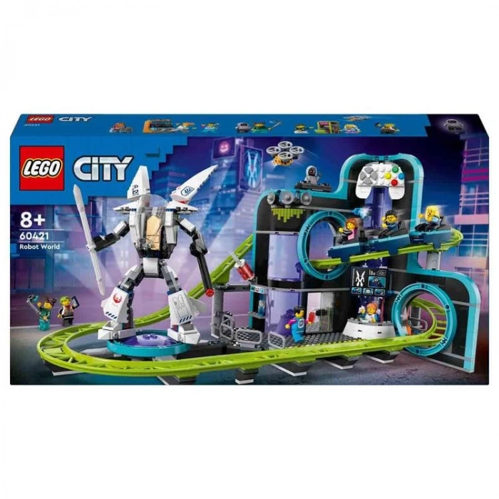 LEGO CITY 60421 ROBOT DÜNYASI HIZ TRENİ PARKI