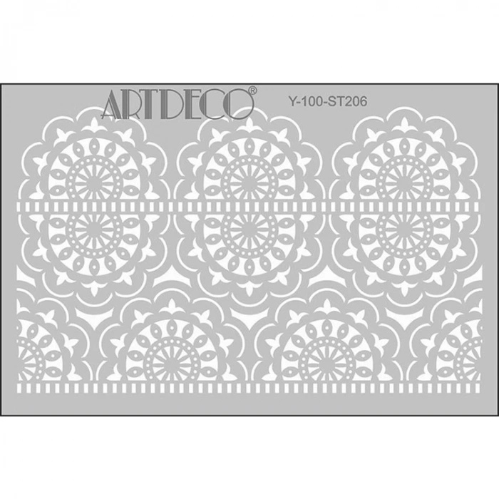 ARTDECO STENCİL A4  DANTEL-1 206