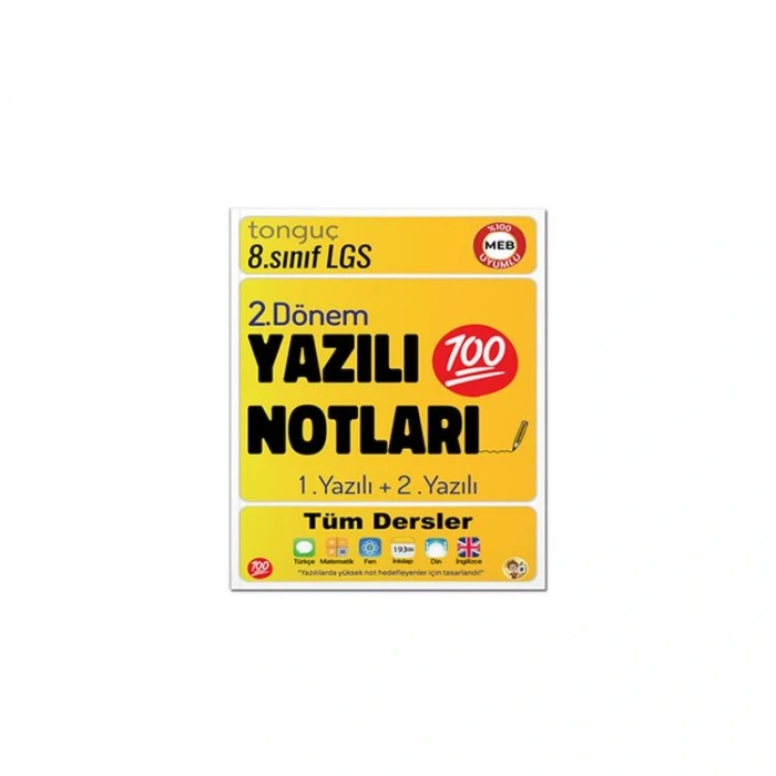 TONGUÇ 8. SINIF 2.DÖNEM YAZILI NOTLARI 1. VE 2. YAZILI