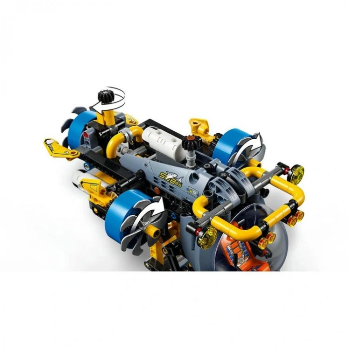 LEGO TECHNIC 42201 DEEP SEA RESEARCH SUBMARINE 413 PARÇA 9+