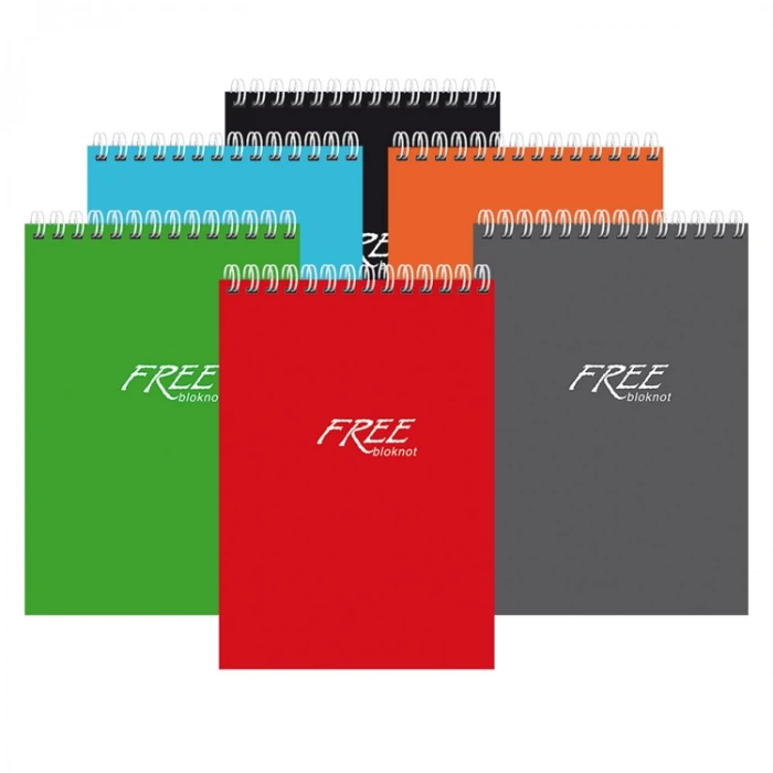KESKİN FREE OFFICE A5 SPİRALLİ BLOKNOT KARELİ 80 YP. 145105 - TEKLİ