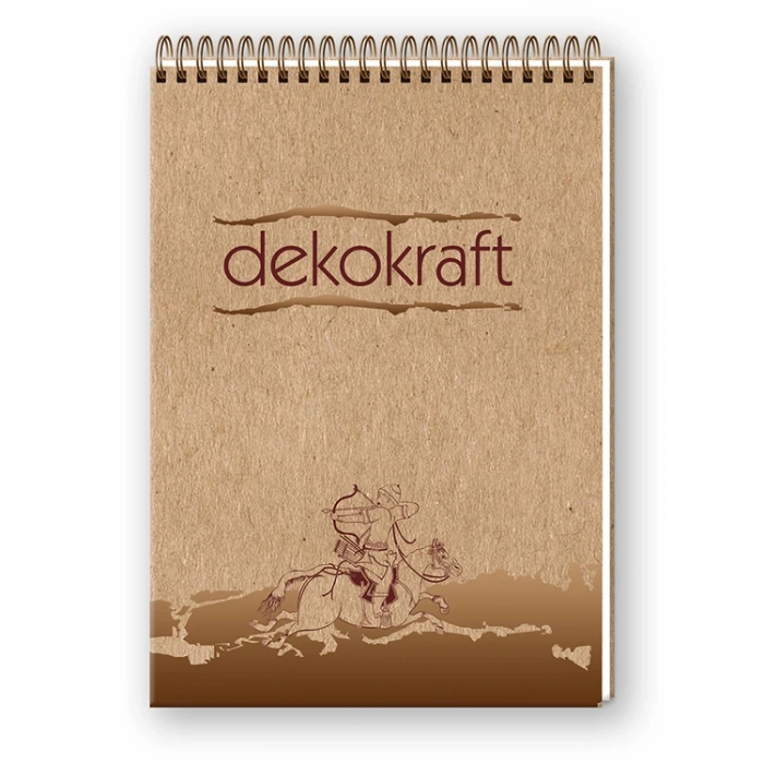 KESKİN DEKOKRAFT A4 SPİRALLİ BLOKNOT ÇİZGİLİ 100 YP.