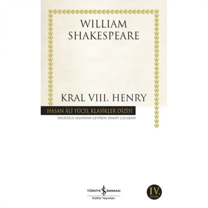 KRAL VIII. HENRY - HASAN ALİ YÜCEL KLASİKLERİ