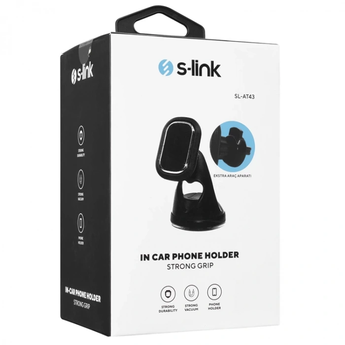 S-LİNK SL-AT43 UNİVERSAL AYARLANABİLİR VANTUZ + IZGARA APARATLI SİYAH