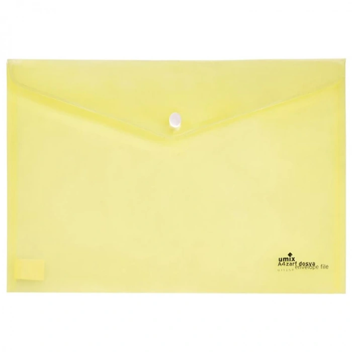 UMIX ÇITÇITLI A4 ZARF DOSYA ECO SARI  U1120P