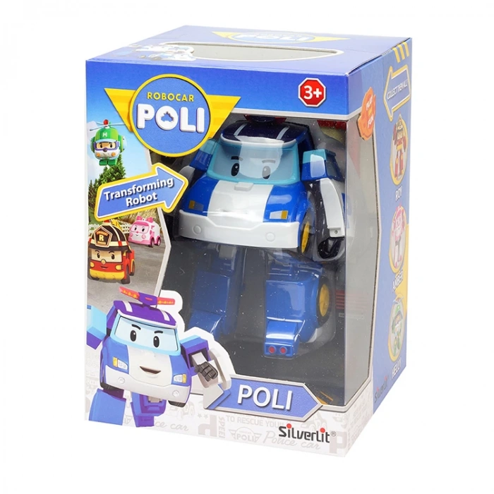 NECO-POLI 83158 POLİ ROBOCAR ARABAYA DÖNÜŞEN ROBOT FİGÜRÜ