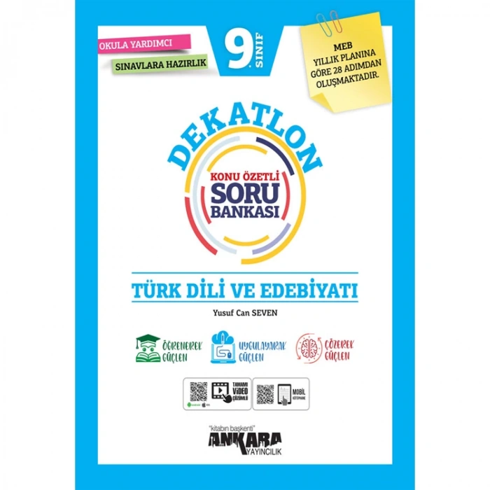 ANKARA 9.SINIF DEKATLON TÜRK DİLİ VE EDEBİYAT SORU BANKASI