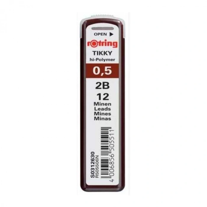 ROTRING HI-POLYMER MİN 0.5 2B KALEM UCU