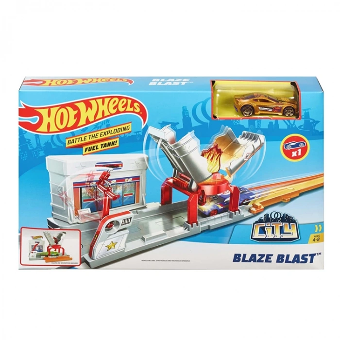 MATTEL FJN34/ FJN36 HOTWHEELS ŞEHİR BAŞLANGIÇ SETLERİ - BLAZE BLAST