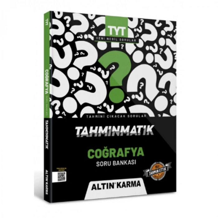 ALTIN KARMA TYT  COĞRAFYA TAHMİNMATİK SORU BANKASI