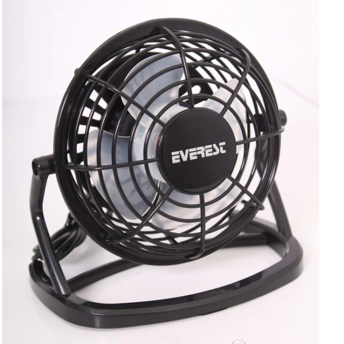 EVEREST EFN-488 PLASTİK  USB FAN SİYAH