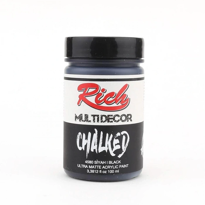 RİCH MDC-100-4580 MULTİ DECOR CHALKED 100 CC SİYAH
