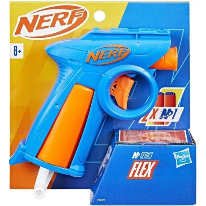 HASBRO F8623 NERF N SERIES FLEX 2 MERMİLİ SÜNGER TABANCA  8+