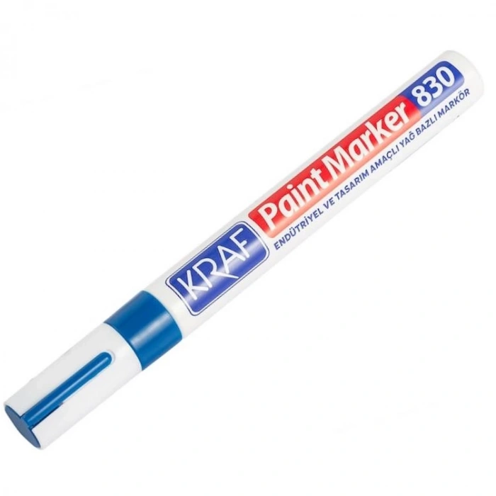 KRAF 830 PAINT MARKER KALEM MAVİ