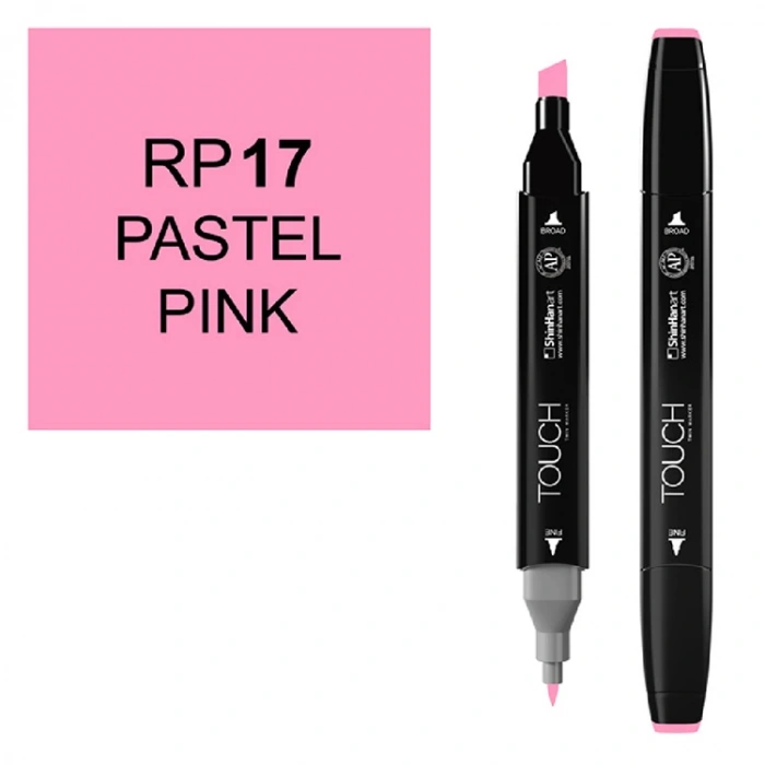 TOUCH TWIN RP17 ÇİFT UÇLU MARKER PASTEL PİNK