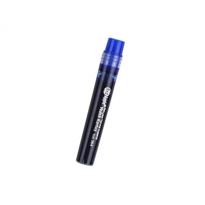 RED APPLE 264  BEYAZ TAHTA KALEM KARTUŞU MAVİ