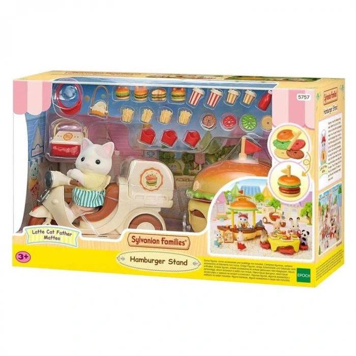 ADORE ESF5757 SYLVANIAN FAMILIES HAMBURGER STANDI 3+