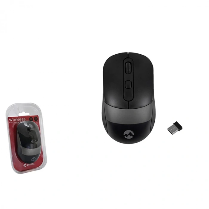 EVEREST SM-18 USB 2.4Ghz  OPTİK KABLOSUZ MOUSE GRİ/SİYAH